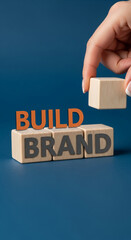 Poster - Wooden blocks spelling 