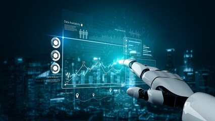 Poster - AI-powered dashboard for data analytics, software performance tracking, data availability monitoring, and analytic visualization. Vouch