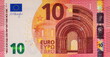 © Sergii - 10 euro banknote, fragment for designers. Money of the European Union and Europe.