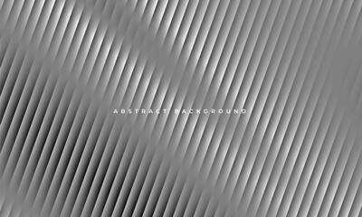 Wall Mural - silver ribbed vector abstract background.