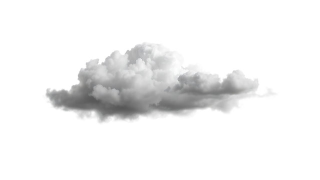 Black cloud isolated on transparent white background cloud Dark storm cloud 3D rendering Clip art cu