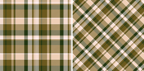 Poster - Classic tartan and plaid patterns in earth tones. Timeless textile design for backgrounds, apparel, crafts, and home decor. Versatile, traditional texture.