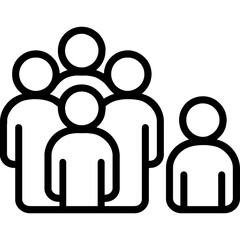 Poster - Majority most representation outline icon vector
