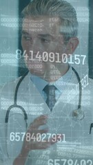 Poster - Animation of connections and data processing over diverse doctors at hospital