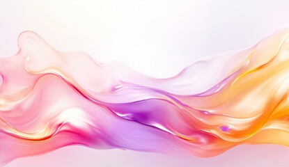 Abstract Flow of Pastel Colors