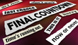 © iQoncept - Final Countdown News Headlines Urgent Reminder Deadline Soon Act Now 3d Illustration