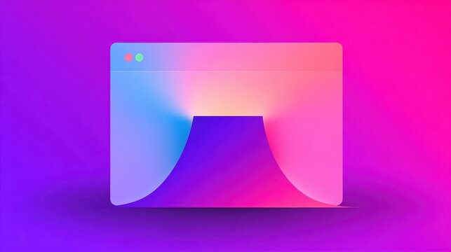 Colorful graphic web browser icon design.