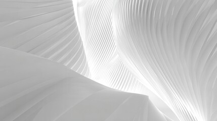 Poster - Abstract architectural detail in white.