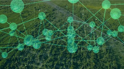 Poster - Green network fading into view over meadow, panning and revealing nodes illustrating expansion