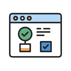 Poster - Modern website interface showing complete task management process
