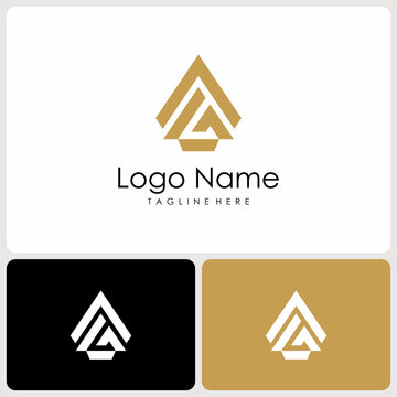 AG initials logo vector. logo templates