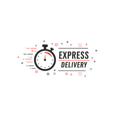 Poster - Vector graphic of a stopwatch with 