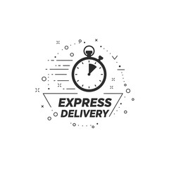 Poster - A graphic illustration shows a stopwatch with the words 