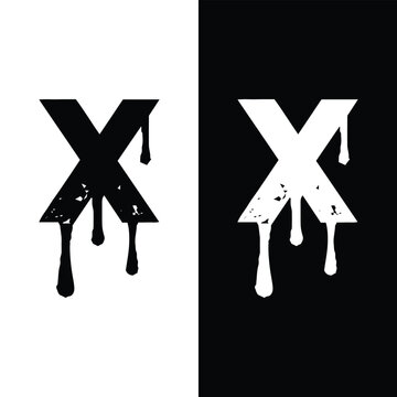 Letter X With Minimal, Creative and Unique Monogram Logo.