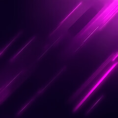 Aufkleber - Abstract purple background with diagonal glowing lines and a dark gradient creating a futuristic or digital aesthetic