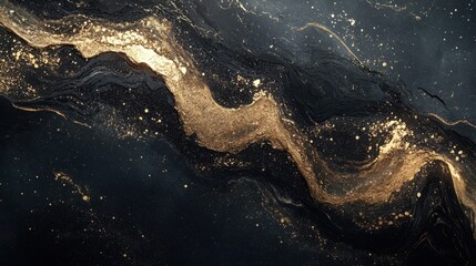 Wall Mural - luxurious abstract background of molten liquid gold art