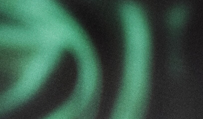 Poster - green gradient background abstract color grain texture noise surface grainy