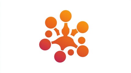 Poster - Community, network and social icon design template, no logos, no brands