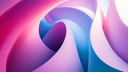 Abstract background wallpaper design with blue pink purple gradient color swirl pattern art graphic design