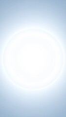 Poster - Soft White Light Halo Effect with Blurred Edges on Pale Blue Background