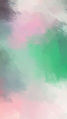 Poster - Abstract Pastel Brushstrokes With Textured Edges in Vertical Composition
