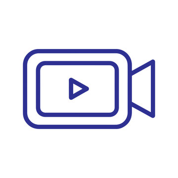 Visual Content Vector Icon Illustration
