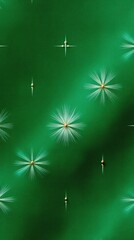 Aufkleber - Repeating Atomic Starburst Pattern in Soft Green