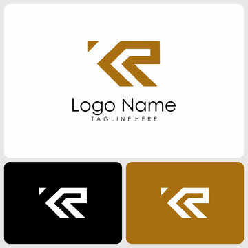 KR initials logo vector. logo templates