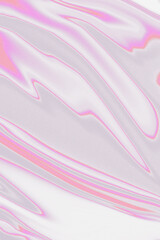 Poster - Transparent purple and pink liquid swirl pattern.