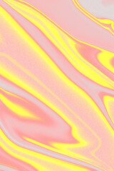 Aufkleber - Transparent red and yellow wavy texture.