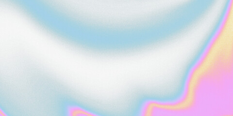 Poster - Abstract vibrant teal, pink, and yellow gradient Transparent background.