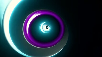 Wall Mural - abstract spiral light tunnel with vibrant colors creating a dynamic visual effect