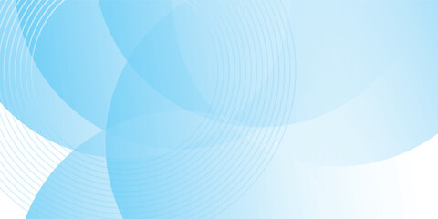 Poster - Abstract blue and white curve background. Simple graphic design. Modern elements.