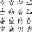 © md shah alam gazi - Sustainable Icons Eco-Friendly Line Art Graphics for Websites and Applications