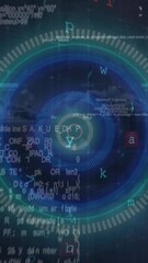 Poster - Animation of data processing and scan scoping over dark background