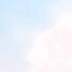 Aufkleber - Soft pastel gradient background with light blue and peach hues creating a blurred abstract effect for design templates