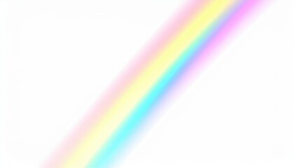 Poster - Diagonal Pastel Rainbow Gradient Background