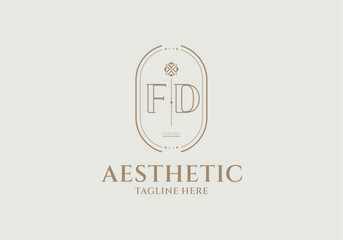 Poster - FD Initial Concept with Minimalist Decorative Frame