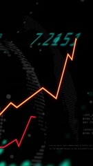 Poster - Animation of red pattern over data processing