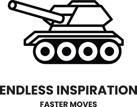 A tank with the words Endless Inspiration written below it