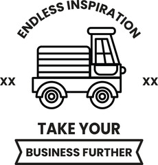 Aufkleber - Endless inspiration is the idea behind this image