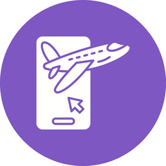 Wall Mural - flight app icon