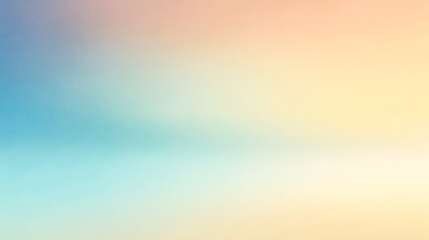  Soft Pastel Gradient Background Blue Yellow Peach Tones Abstract Blurred Texture