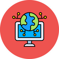 Wall Mural - Network Icon