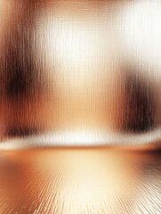 Aufkleber - Warm gradient textured metal surface stage or studio backdrop. Empty copper or bronze color metallic grunge abstract background for design.