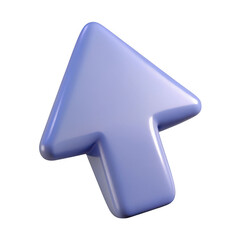 Aufkleber - 3d cursor arrow icon isolated on transparent background
