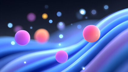Abstract digital 5G Internet technology business PPT concept background