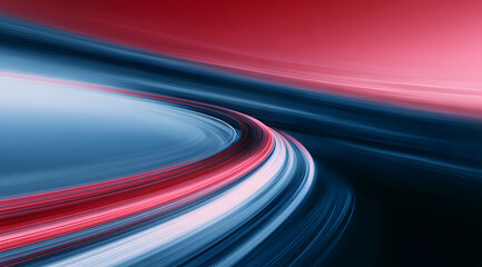 Poster - Three-dimensional swirl wallpaper illustration, abstract KV main visual business PPT background