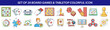 © MstSabrina - Set of Board Games and Tabletop Icons - Strategy & Entertainment
