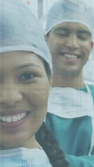 Poster - Animation of data processing over diverse male and female surgeons in hospital